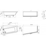 Ванна акриловая Ravak 10° C841000000